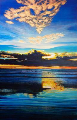 "Dawn" - Painting by John Ruth, a painter from Hawke's Bay, New Zealand.